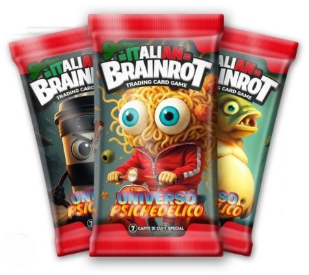 ITALIAN BRAIN ROT Universo Psichedelico Carte Collezionabili (7 carte di cui 1 special) In bustina…x24